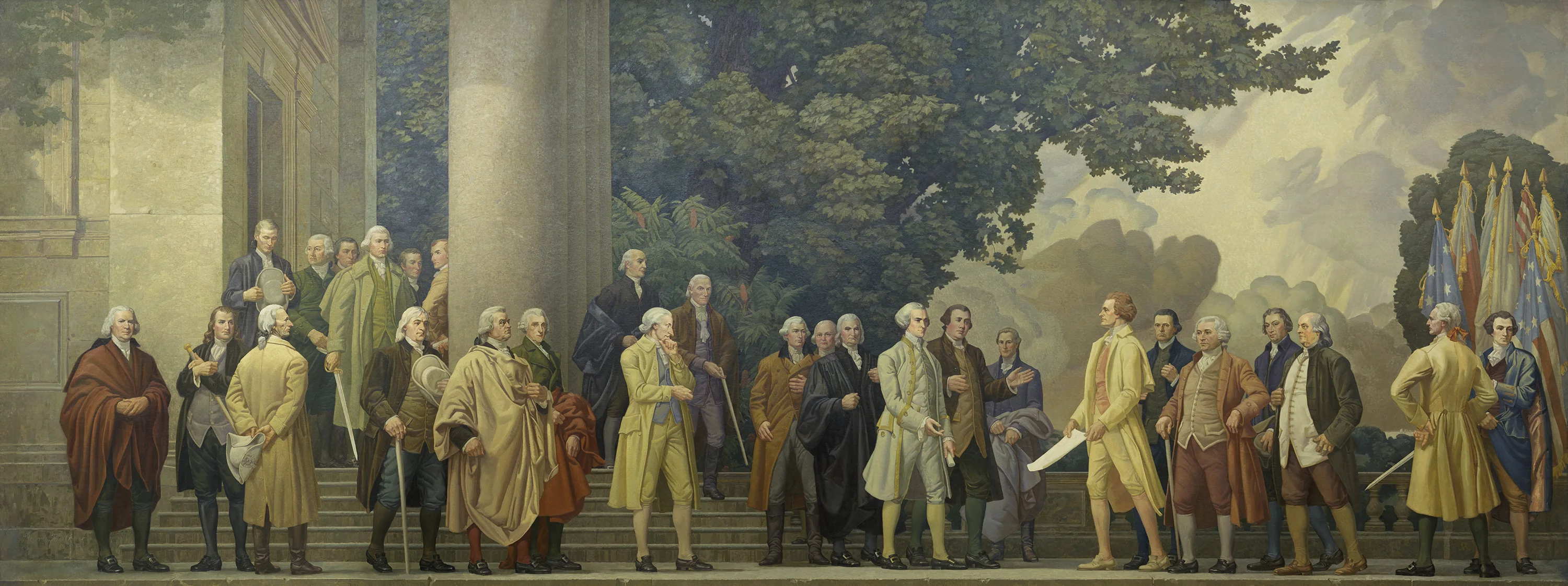 Declaration of Independence Mural by Barry Faulkner